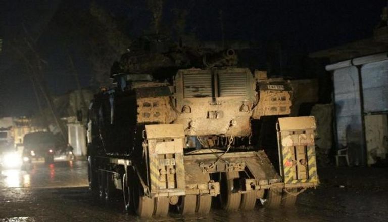 مركبة عسكرية تركية في حلب