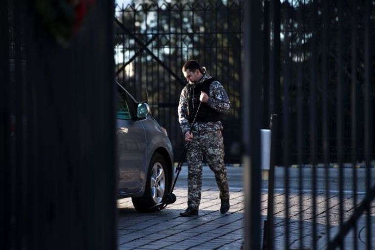 السفارة الروسية بواشنطن وسط إجراءات أمنية مشددة