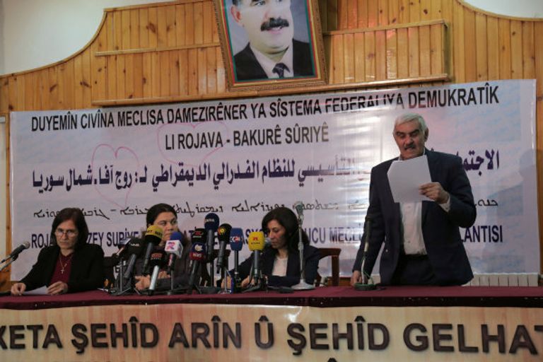 جانب من اجتماعات الأكراد