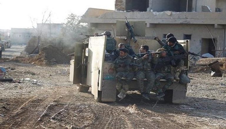 جنود عراقيون في شوارع الموصل