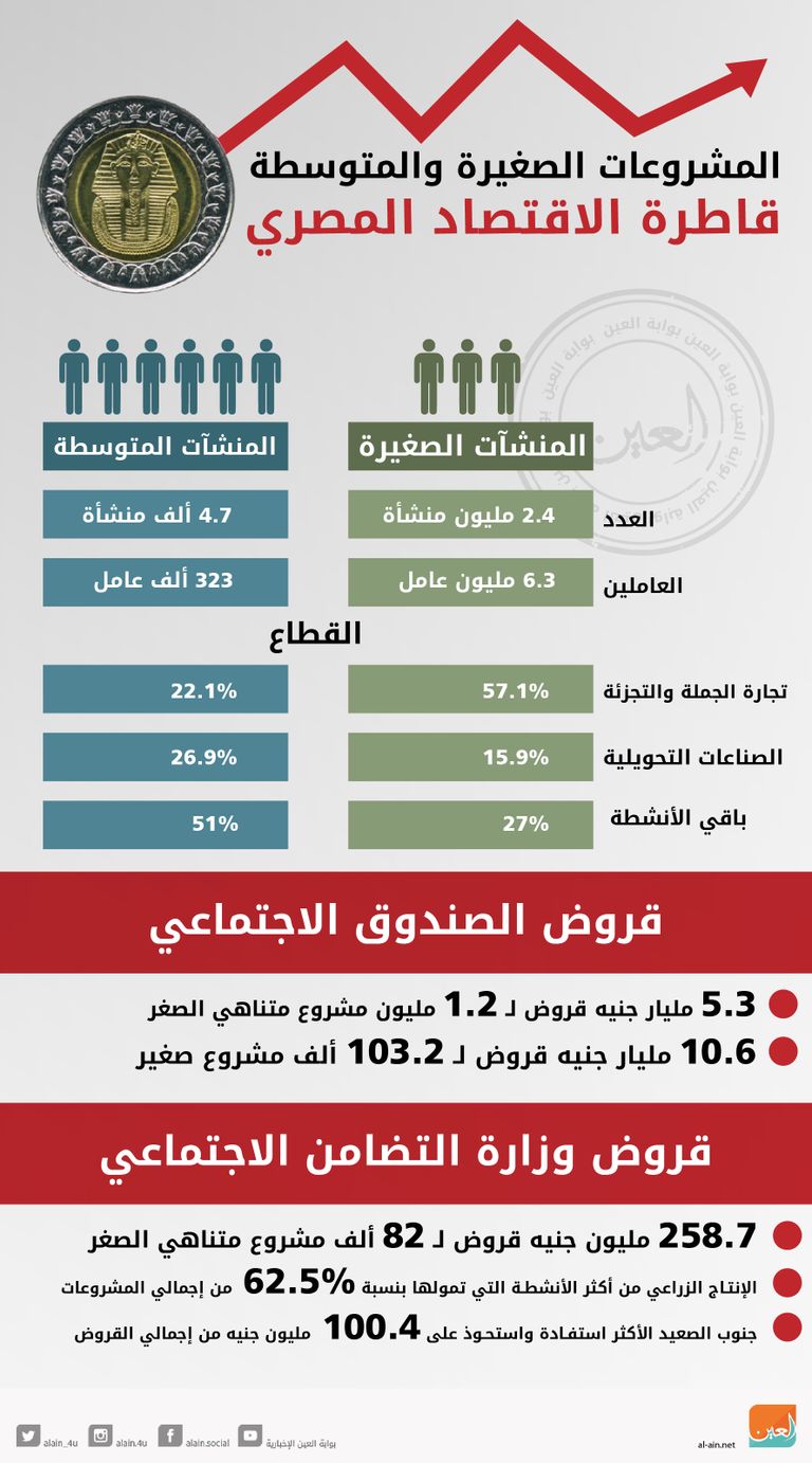 المشروعات الصغيرة قاطرة الاقتصاد المصري