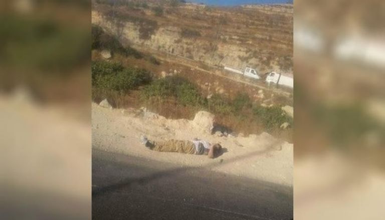 جثة الشهيد الفلسطيني