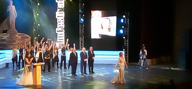 صورة من افتتاح مهرجان الإسكندرية لسينما البحر المتوسط