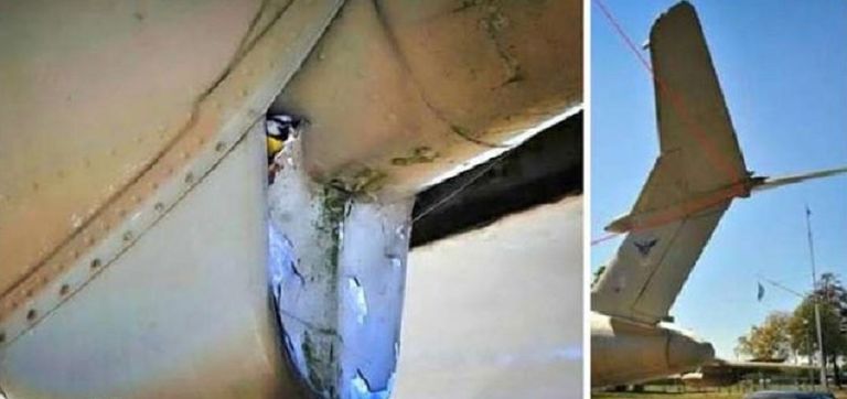 حتى في الطائرات القديمة داخل مسراج قديم