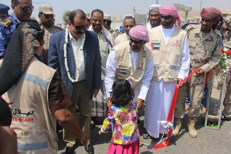 الإمارات تمول المشروعات التنموية في المناطق المحررة باليمن