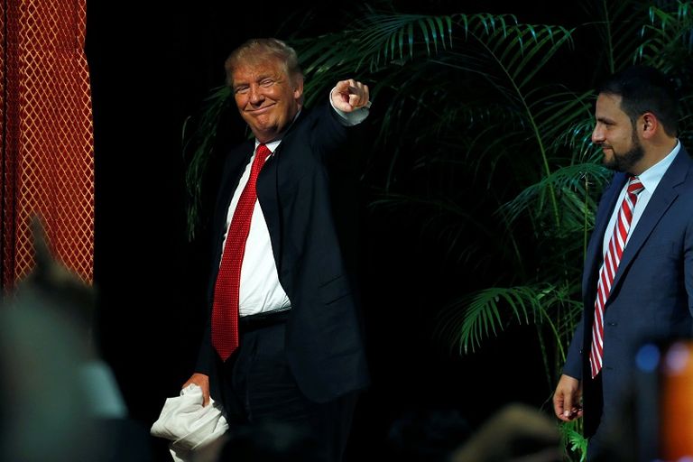 المرشح الجمهوري دونالد ترامب