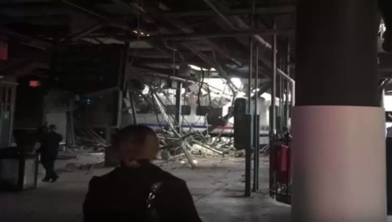 محطة هوبكون عقب الحادث