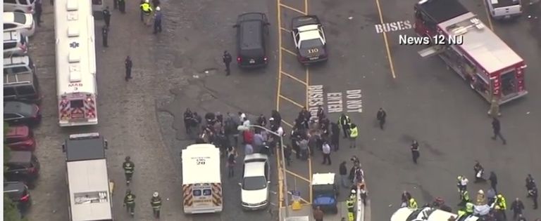 محطة هوبكون عقب الحادث