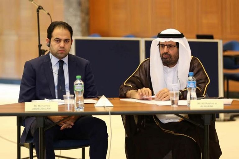 دكتور علي راشد النعيمي الأمين العام لمجلس حكماء ال مسلمين رفقة المستشار محمد عبد السلام مستشار شيخ الأزهر الإمام الأكبر يلتقي الأمين العام لمجلس الكنائس العالمي