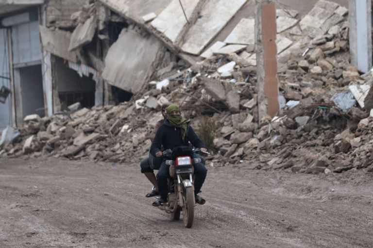 جانب من حلب المدمرة