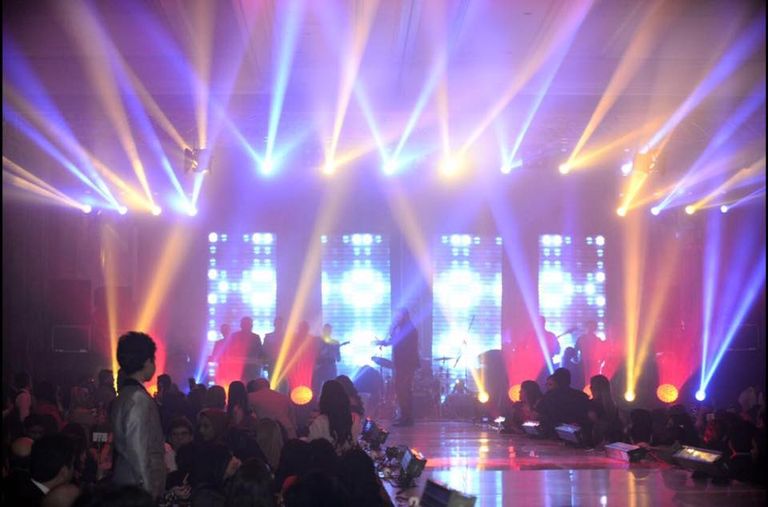 تامر حسني خلال الحفل