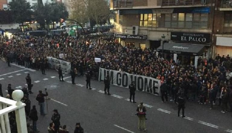 صورة من المظاهرات