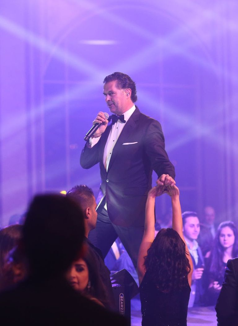 راغب علامة خلال الحفل