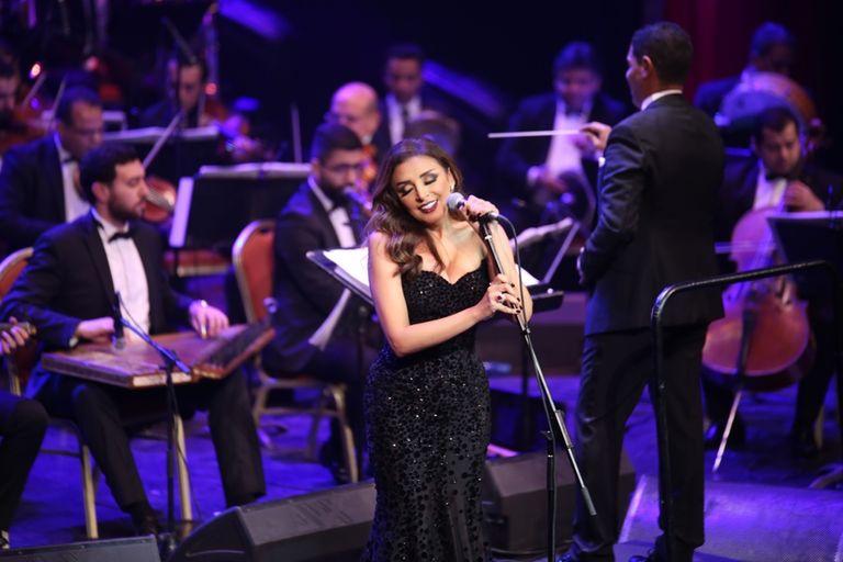 أنغام تتلألأ في مساء دار الأوبرا المصرية