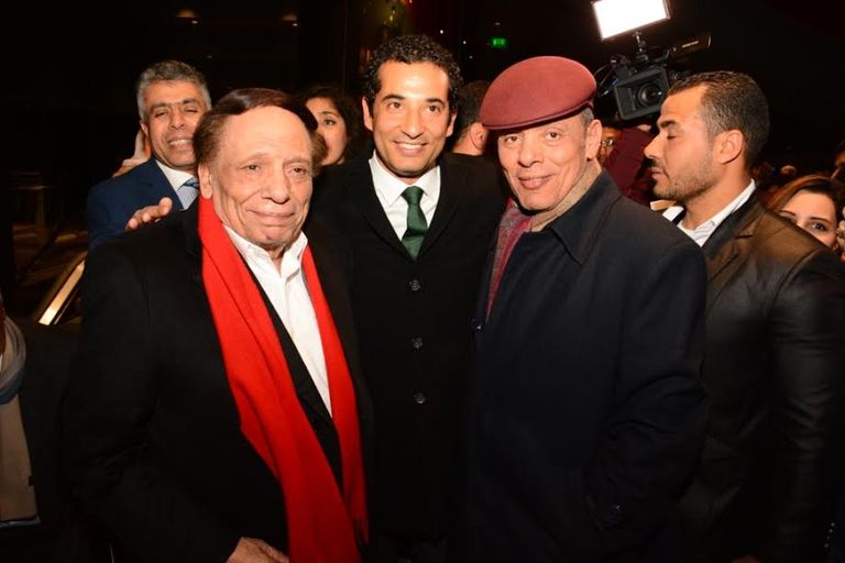 عادل إمام وبطل فيلم "مولانا" عمرو سعد