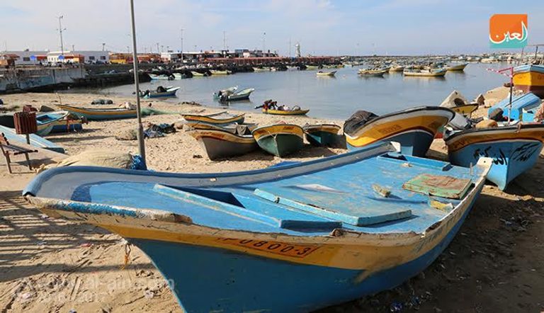 صيادو غزة يحتجون ضد الاحتلال