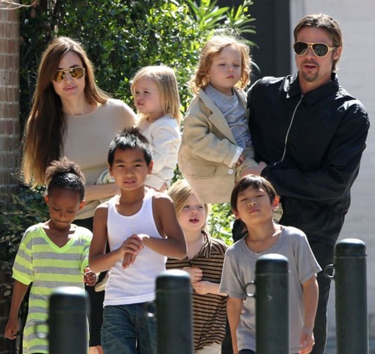 أنجلينا جولي وبراد بيت