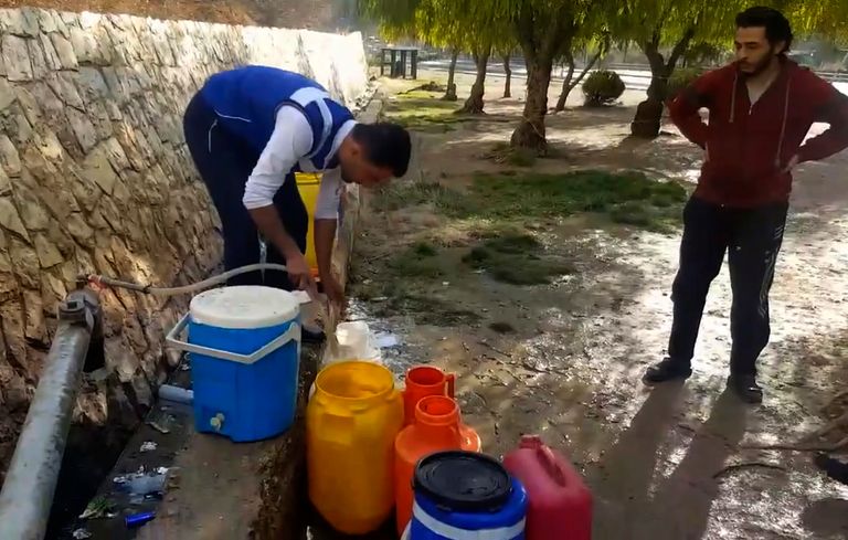 قصف النظام السوري لوادي بردي