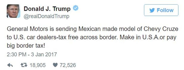 الخاصية تنبه المستثمرين بتغريدات ترامب