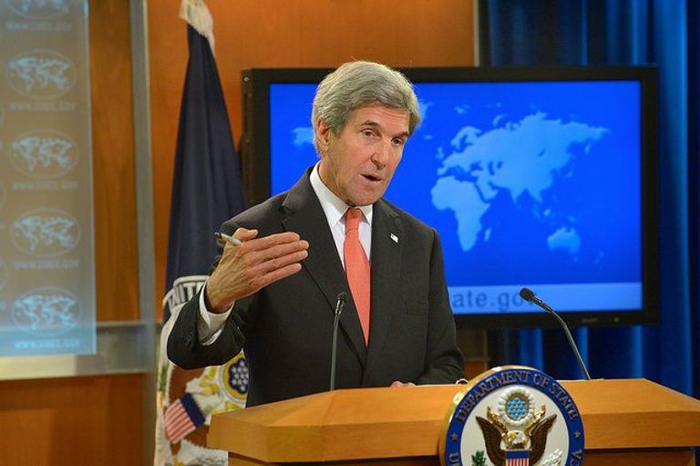 جون كيرى وزير الخارجية الأمريكي