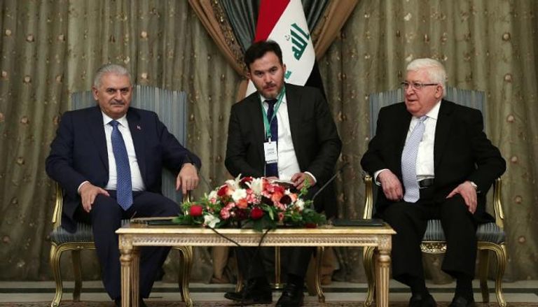 الرئيس العراقي ورئيس وزراء تركيا