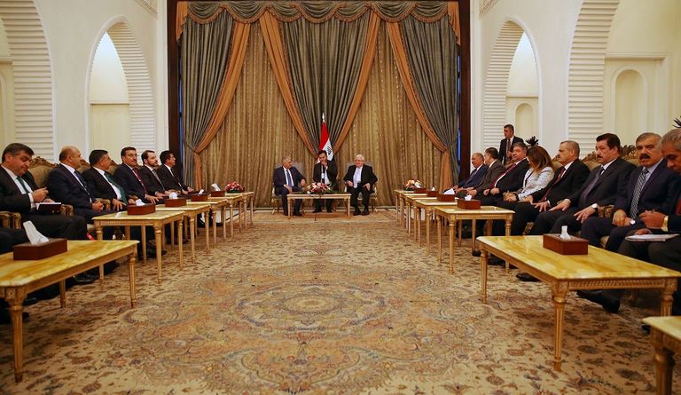 الرئيس العراقي ورئيس وزراء تركيا