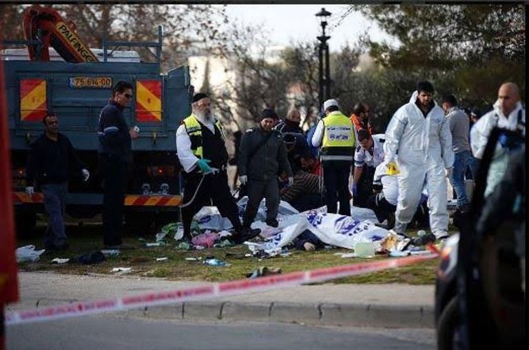 صور حادث الدهس صورة من موقع حادث الدهس