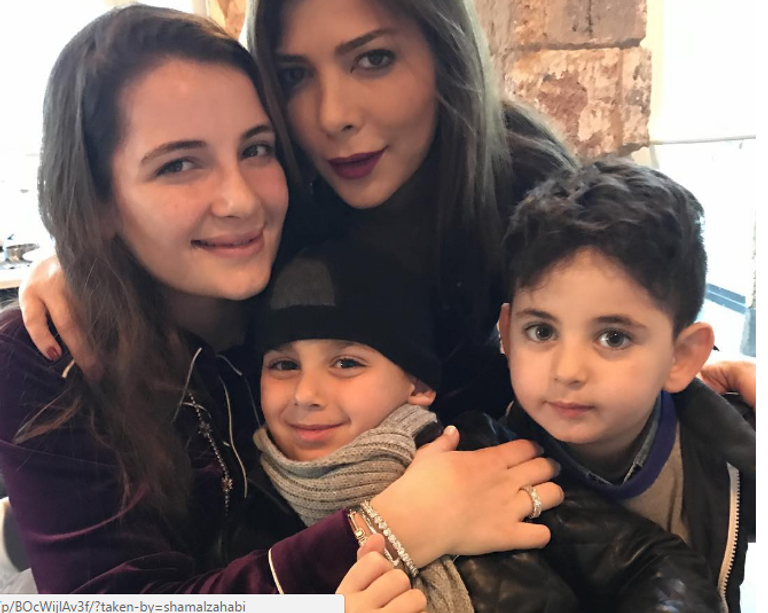 أصالة مع ابنتها شام الذهبي 