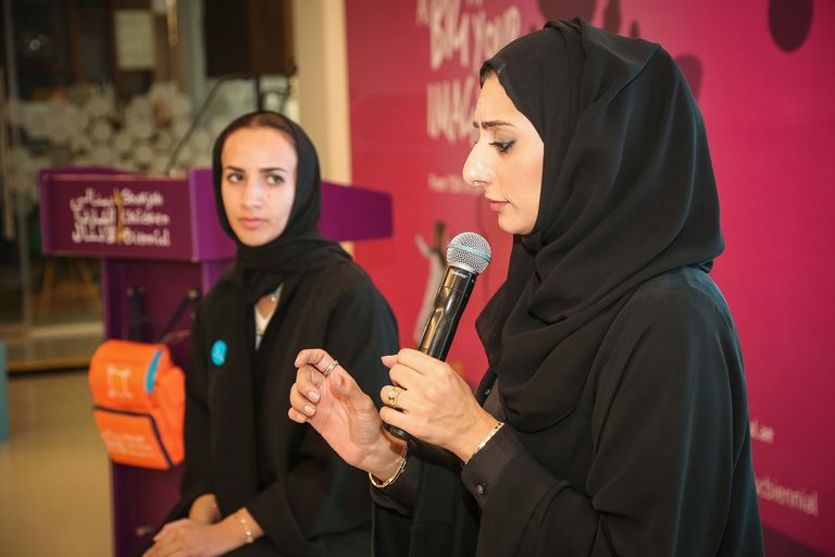 جانب من المشاركة الفنية بالبينالي