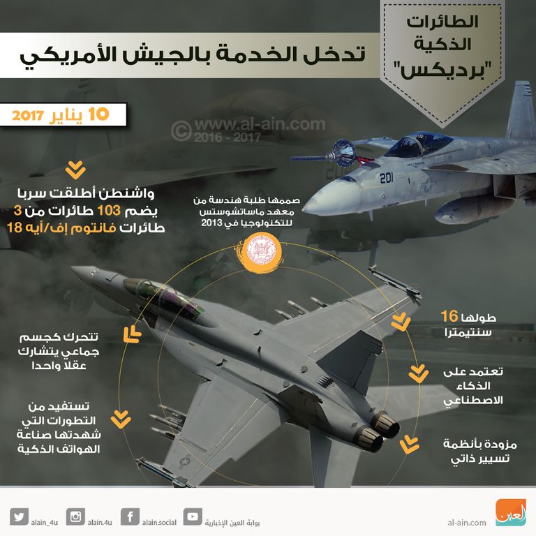طائرات ذكية تدخل الخدمة بالجيش الأمريكي