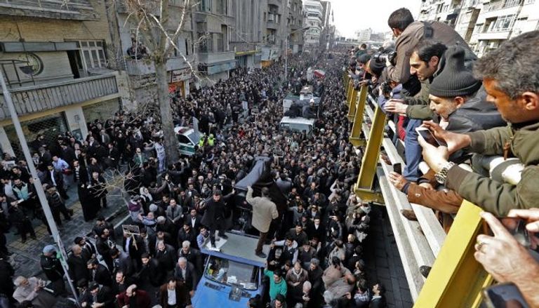 2 مليون إيراني شيعوا جنازة رفسنجاني