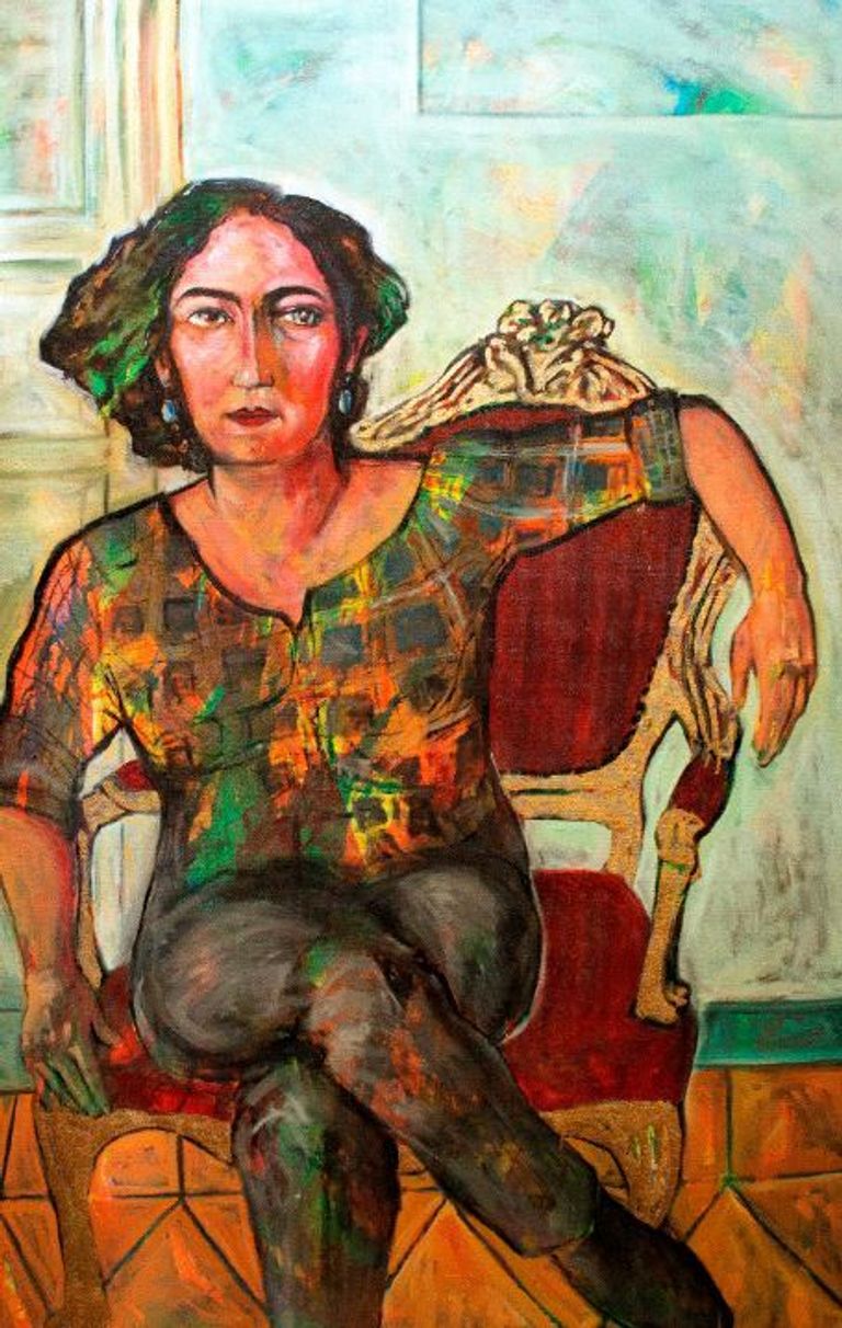 من أعمال المعرض