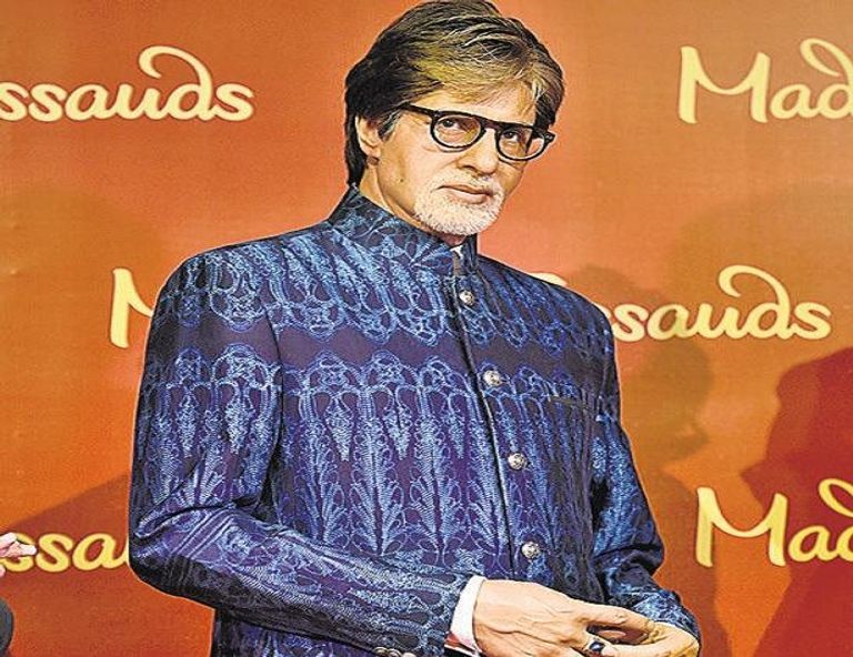 تمثال من الشمع لنجم بوليوود أميتاب باتشان