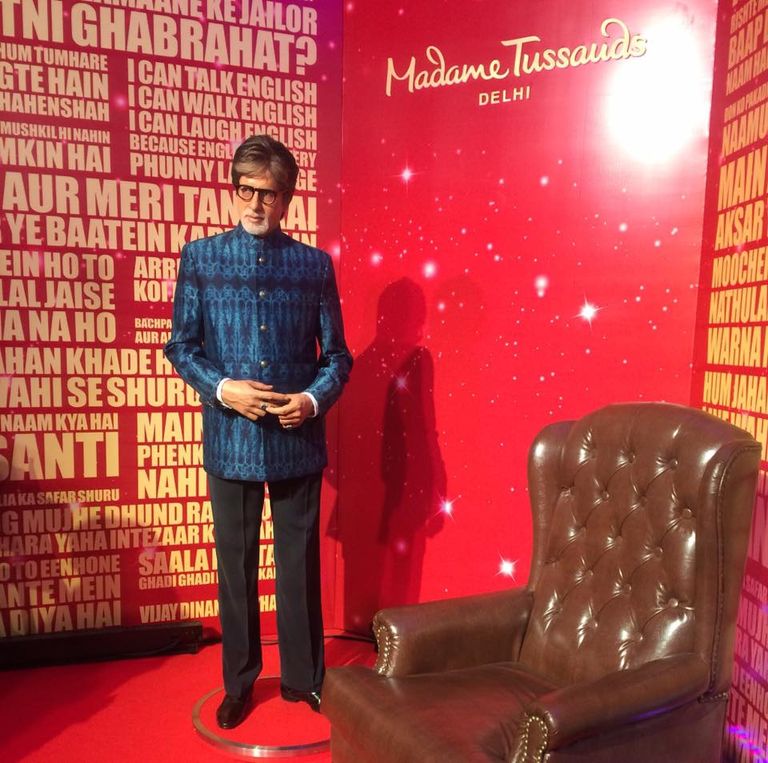 تمثال من الشمع لنجم بوليوود أميتاب باتشان