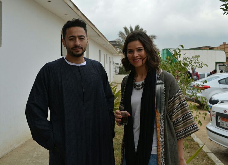 أبطال "طاقة القدر" يحتفلون ببدء التصوير