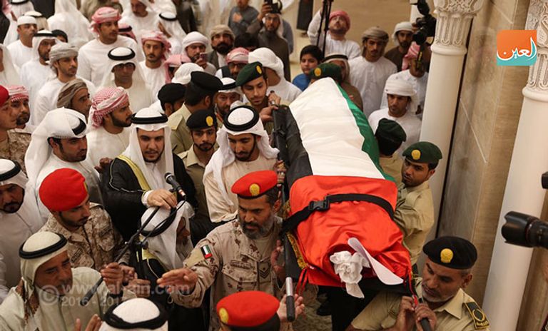 تشييع جثامين شهداء العمل الإنساني الإماراتي