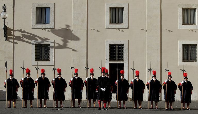 أبومازن والبابا فرانسيس