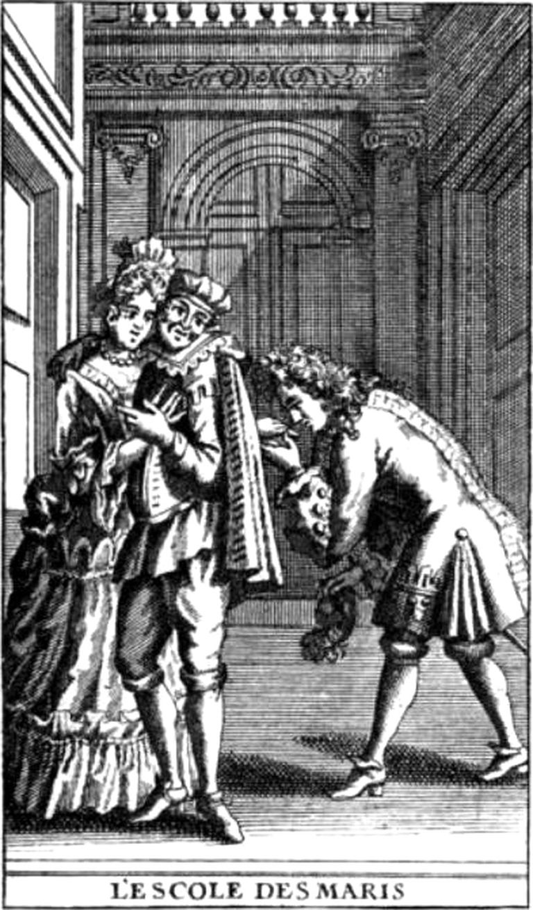 مسرحية مدرسة الأزواج المسرحي الفرنسي موليير