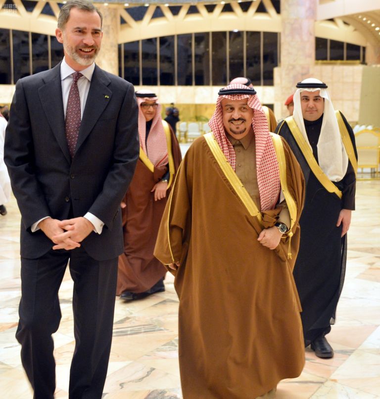 الملك فيليب السادس ملك إسبانيا يصل الرياض