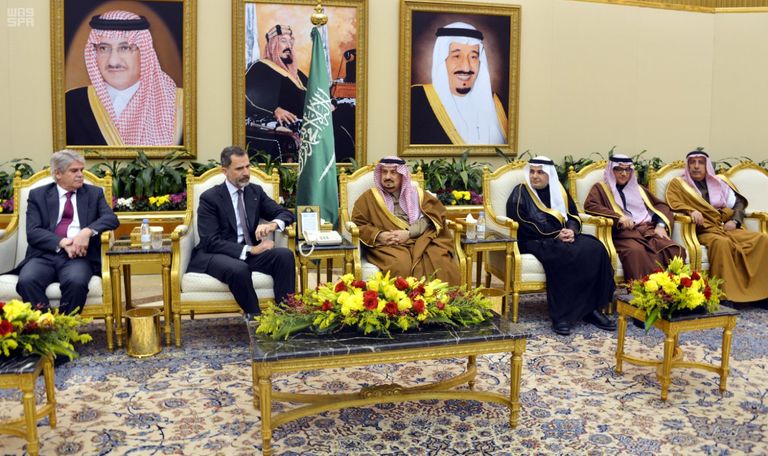 الملك فيليب السادس ملك إسبانيا يصل الرياض