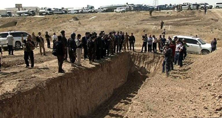 عمليات إنشاء سور بغداد