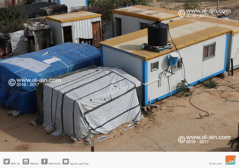 ثلاجات الموتى سكن مؤقت في غزة