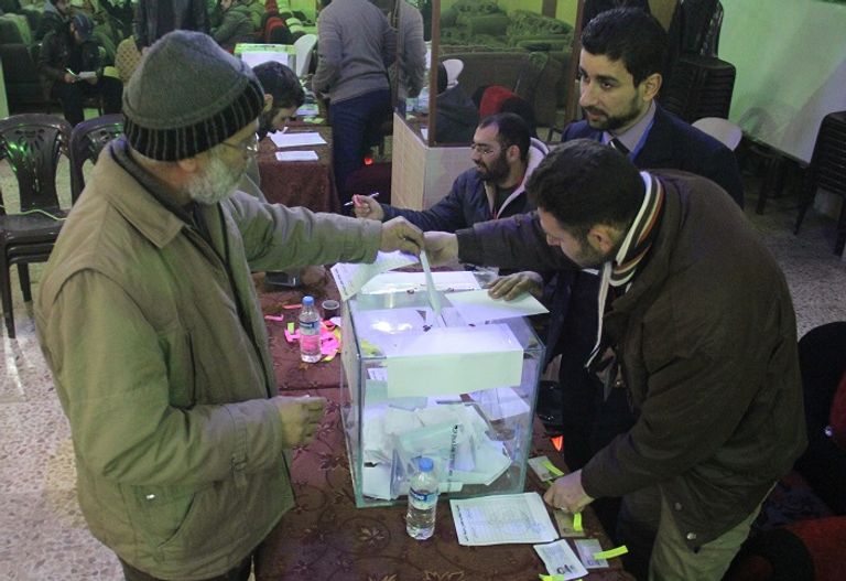 الناخبون فى إدلب