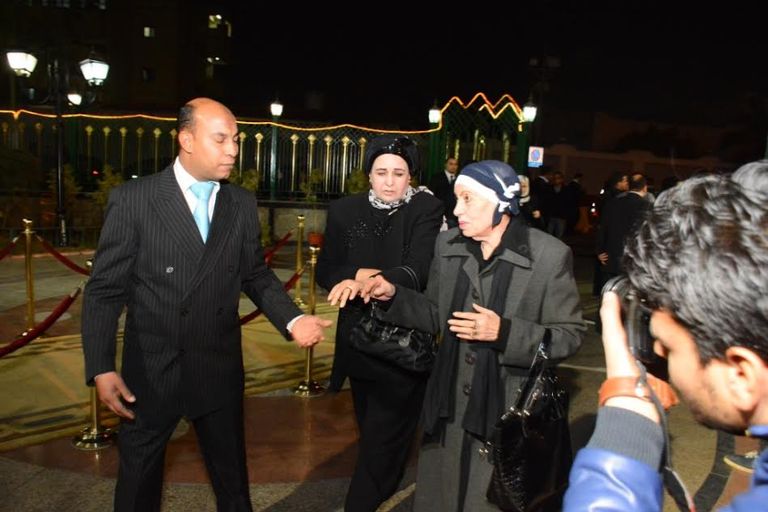 جانب من عزاء الراحلة كريمة مختار