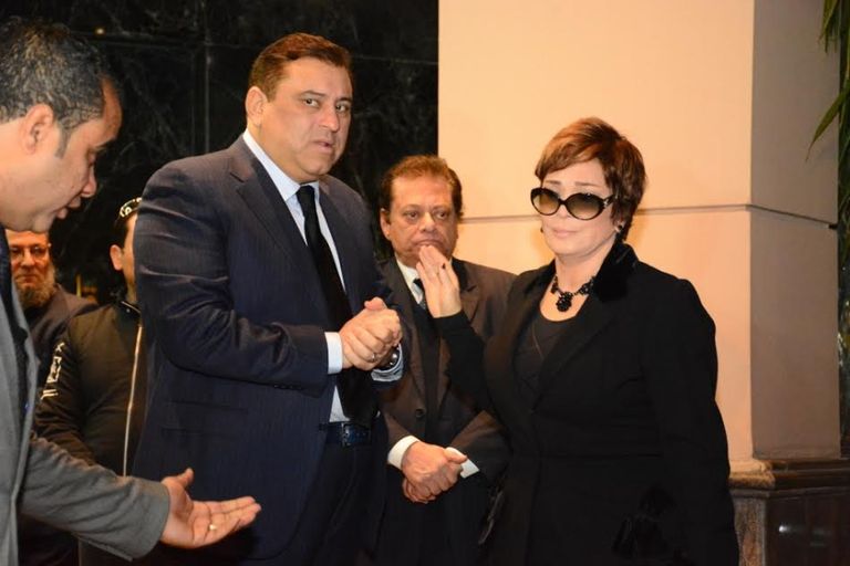 جانب من عزاء الراحلة كريمة مختار