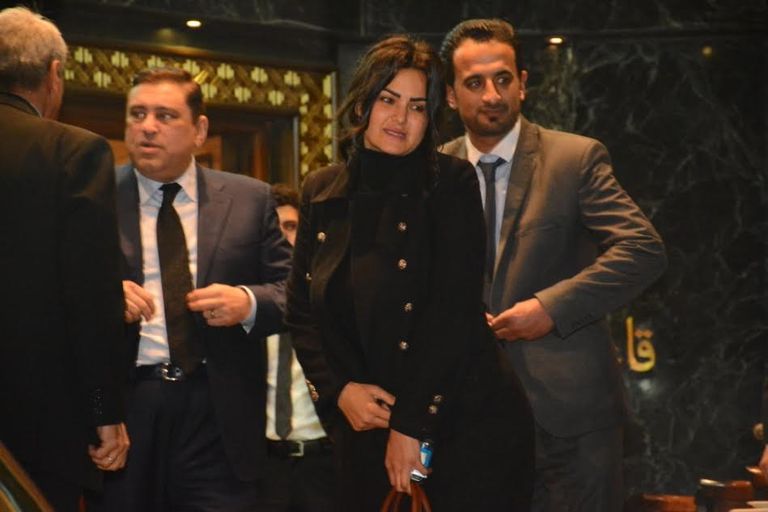 جانب من عزاء الراحلة كريمة مختار