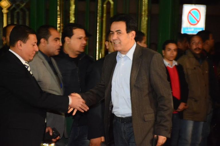 جانب من عزاء الراحلة كريمة مختار