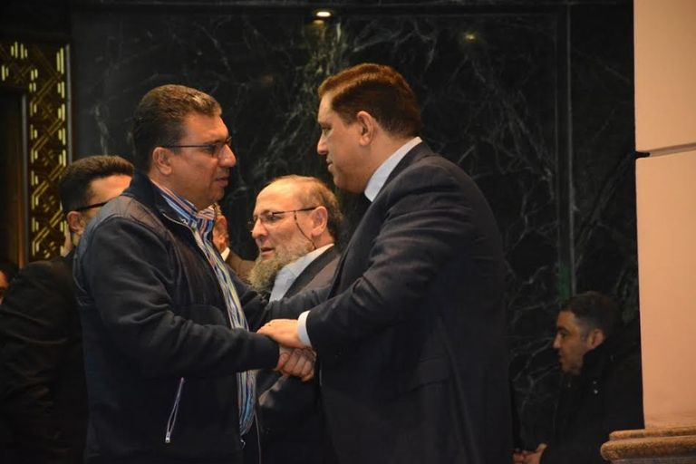 جانب من عزاء الراحلة كريمة مختار