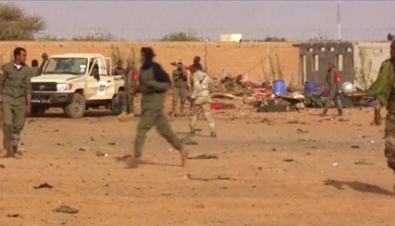 لقطة من فيديو لموقع الهجوم في مالي