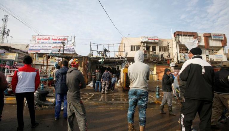 6 قتلى و25 مصابا في تفجير سوق بغداد
